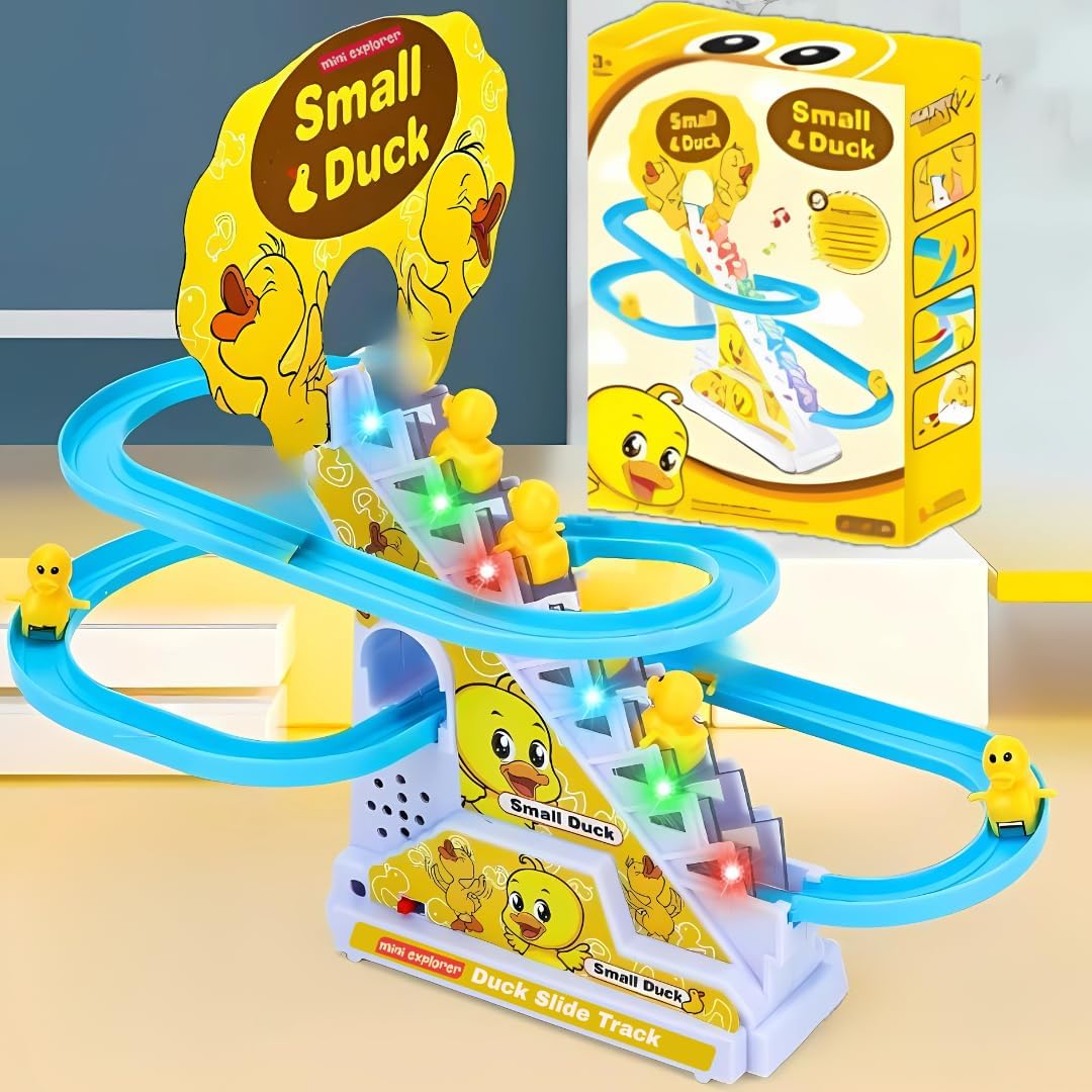 Ducky Dash Track Toy | Interactive Musical Duck Race Set