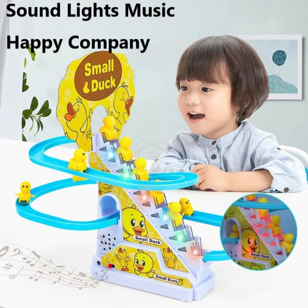 Ducky Dash Track Toy | Interactive Musical Duck Race Set
