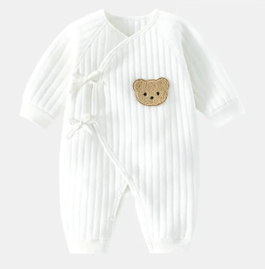 LittleCuddle™ Bear Kimono Romper