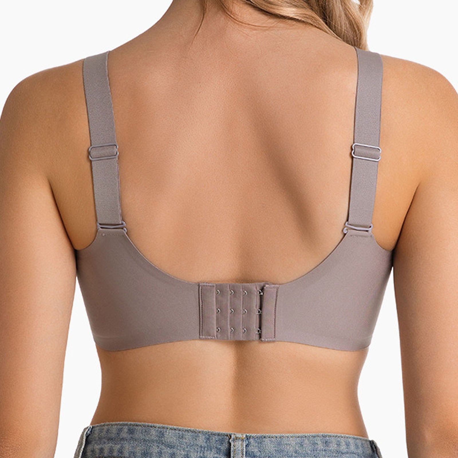 MamaLuxe™ 3-Pack Seamless Nursing Bras | Soft Wireless Maternity & Breastfeeding Bras for Moms