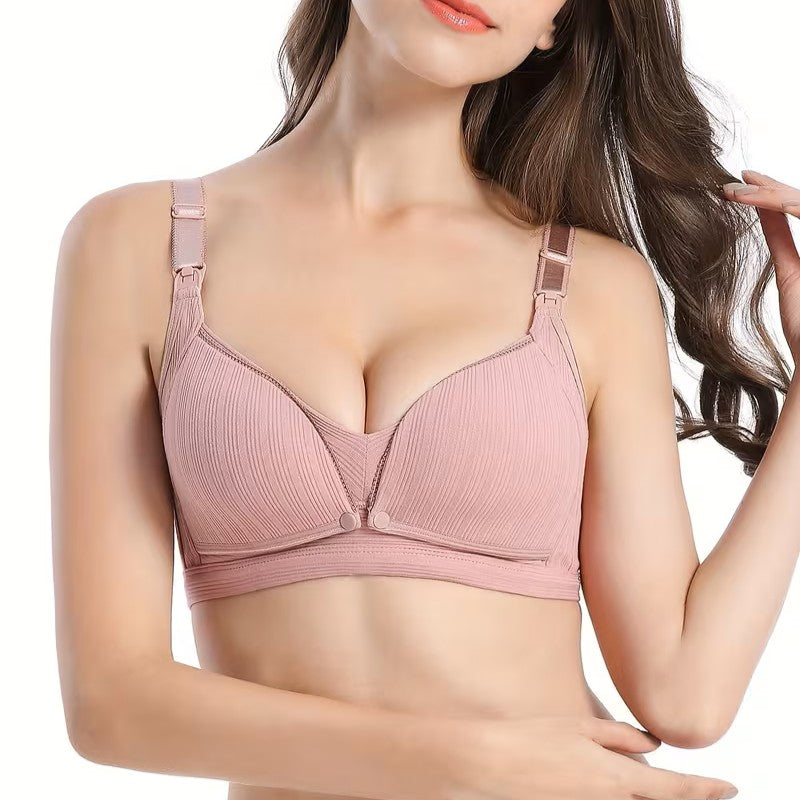 MamaSnap™ Nursing Bra | Snap-Front Easy-Access Maternity & Breastfeeding Bra